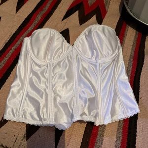 Vintage white corset